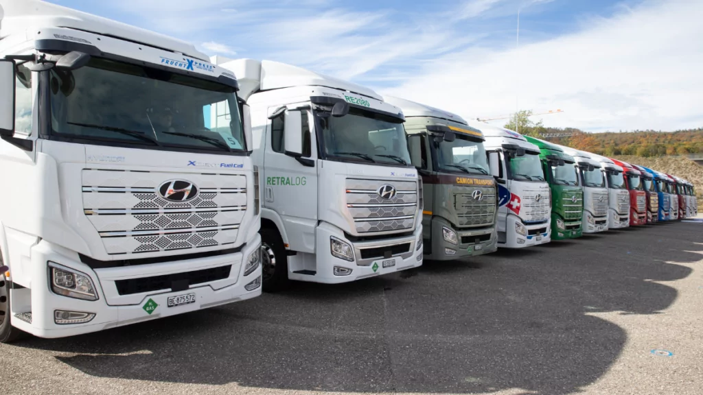 hydrogen truck fleet