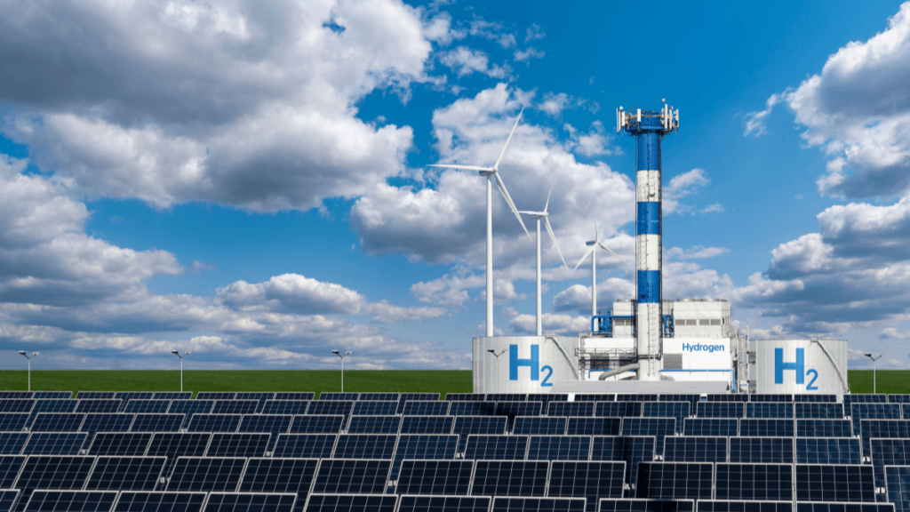 wind and solar power hydrogen
