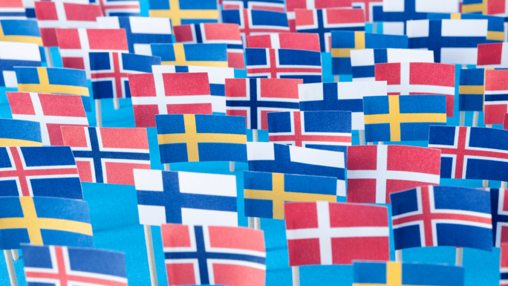 flags for the nordic countries