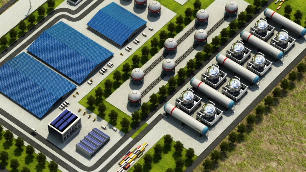green hydrogen facility