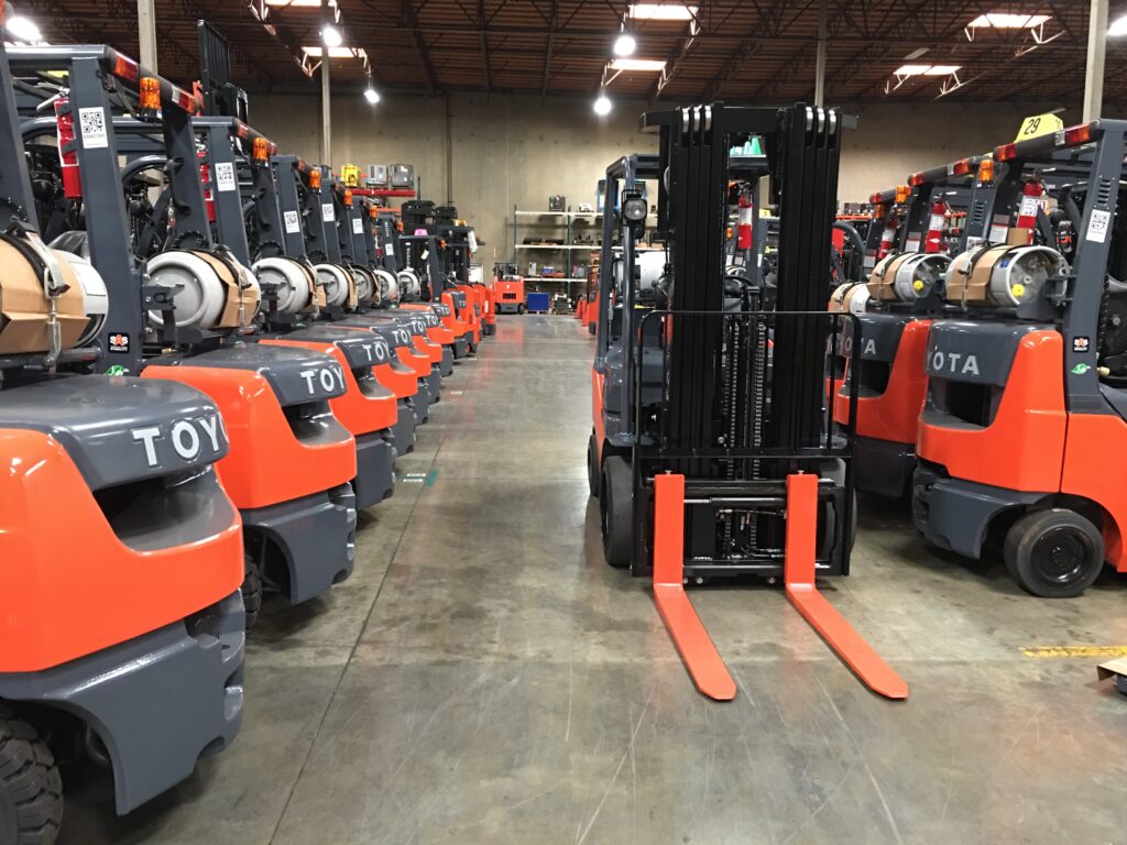 Toyota forklifts