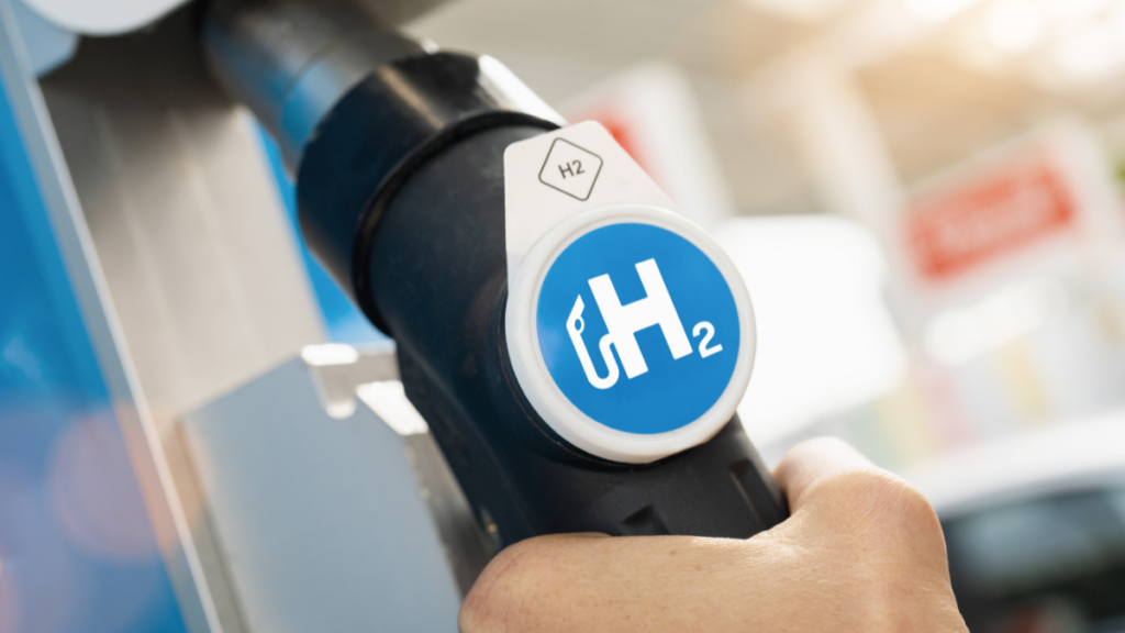 hydrogen refueling station gas pump