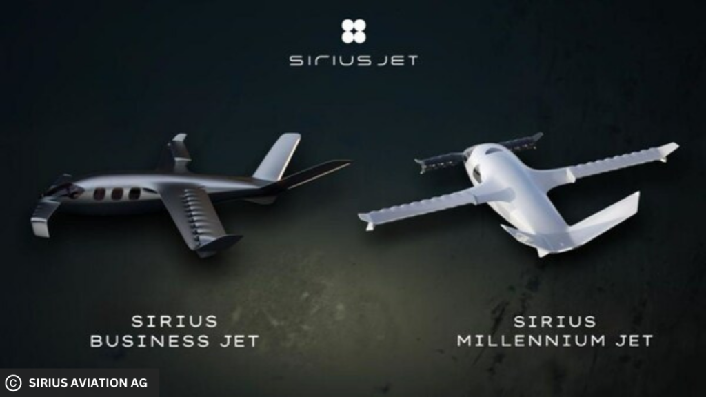 Concept picture of the two versions of the Sirius Jet