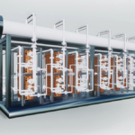 Electrolysis equipment (Highly integrated water electrolysis stack group produced by Toyota)