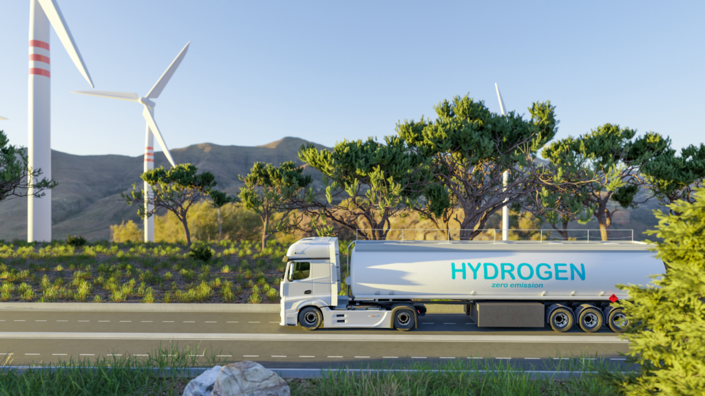 Hydrogen-powered Daimler Trucks